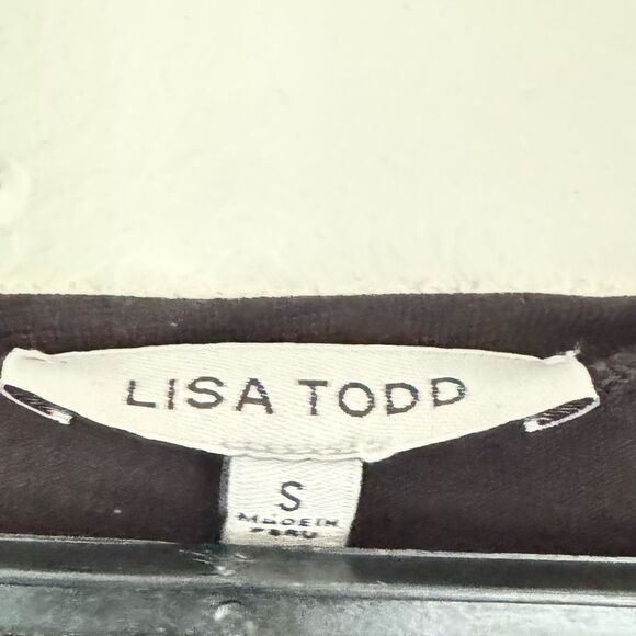 Lisa Todd Relaxed Boxy Tunic with Tie Detail Top Size Small - Picture 5 of 5